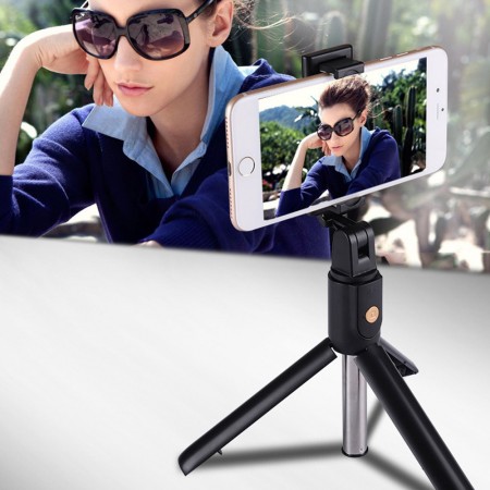 Meidong Selfie Stick Tripod, Extendable Bluetooth Selfie Stick with Wireless Remote, Compatible with iPhone 11/11 pro/X/8/8P/7/7P/6s/6, Samsung Galaxy S20/S10/S9/S8/S7/Note 10/9/8, Google and More
